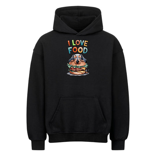 Unisex Oversized Hoodie mit Grafikdruck – Baumwollmischung, Langarm