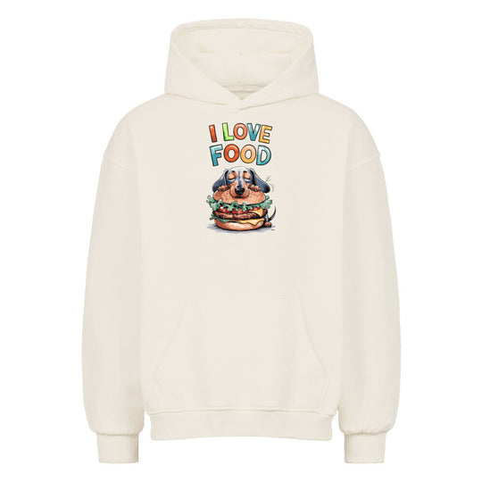 Unisex Oversized Hoodie mit Grafikdruck – Baumwollmischung, Langarm