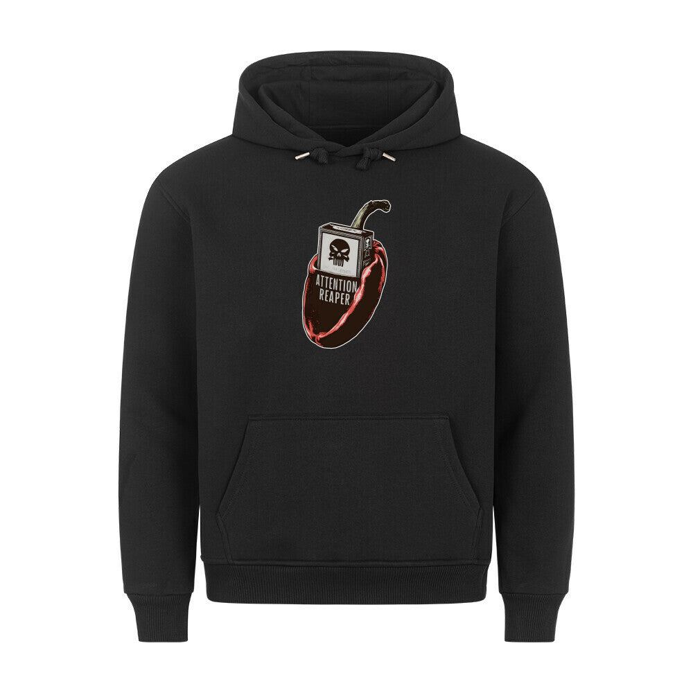 ATTENTION REAPER Hoodie mit Kapuze und Kängurutasche – Unisex