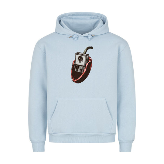 ATTENTION REAPER Hoodie mit Kapuze und Kängurutasche – Unisex