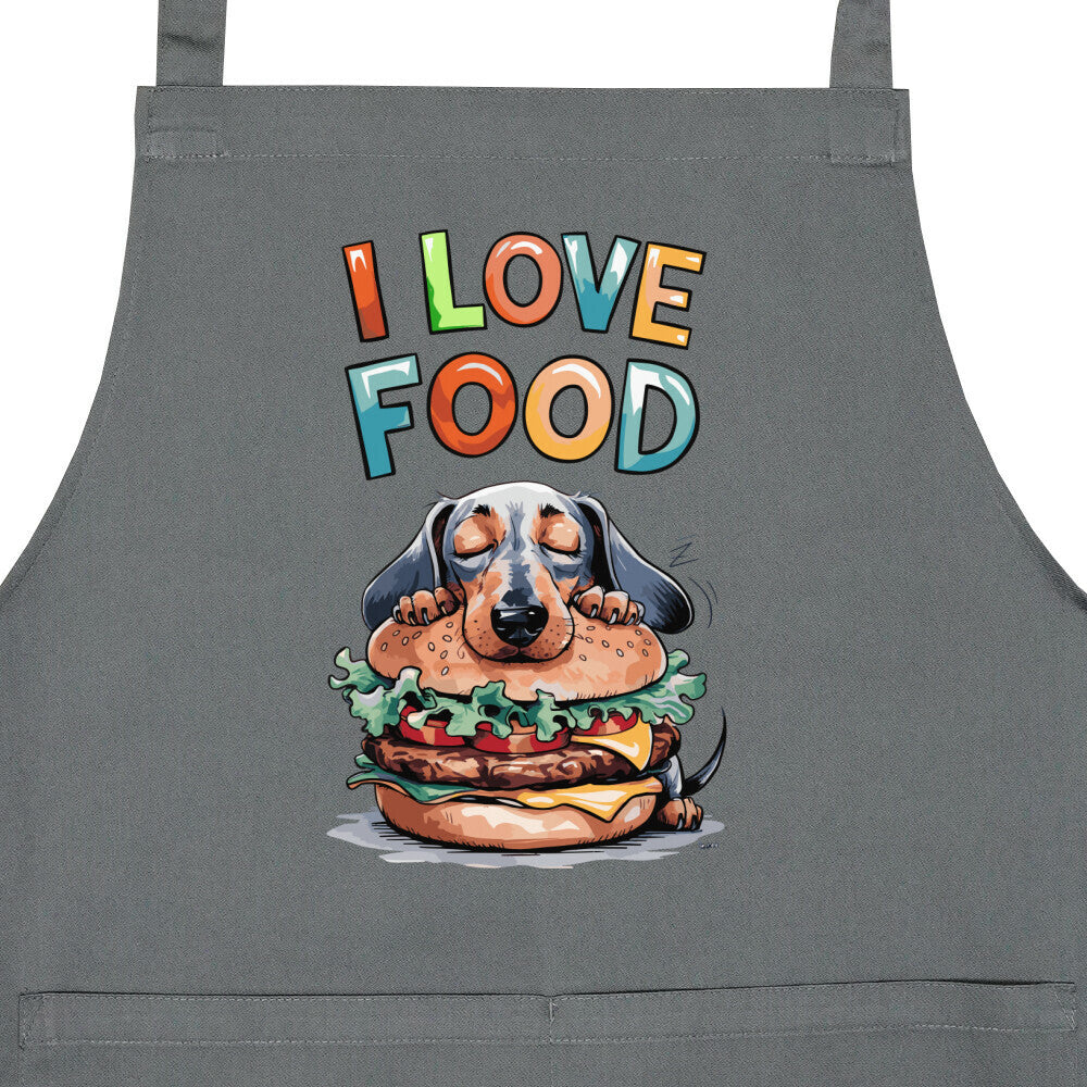 I LOVE FOOD Latzschürze