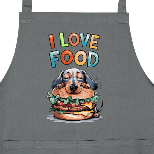 I LOVE FOOD Latzschürze