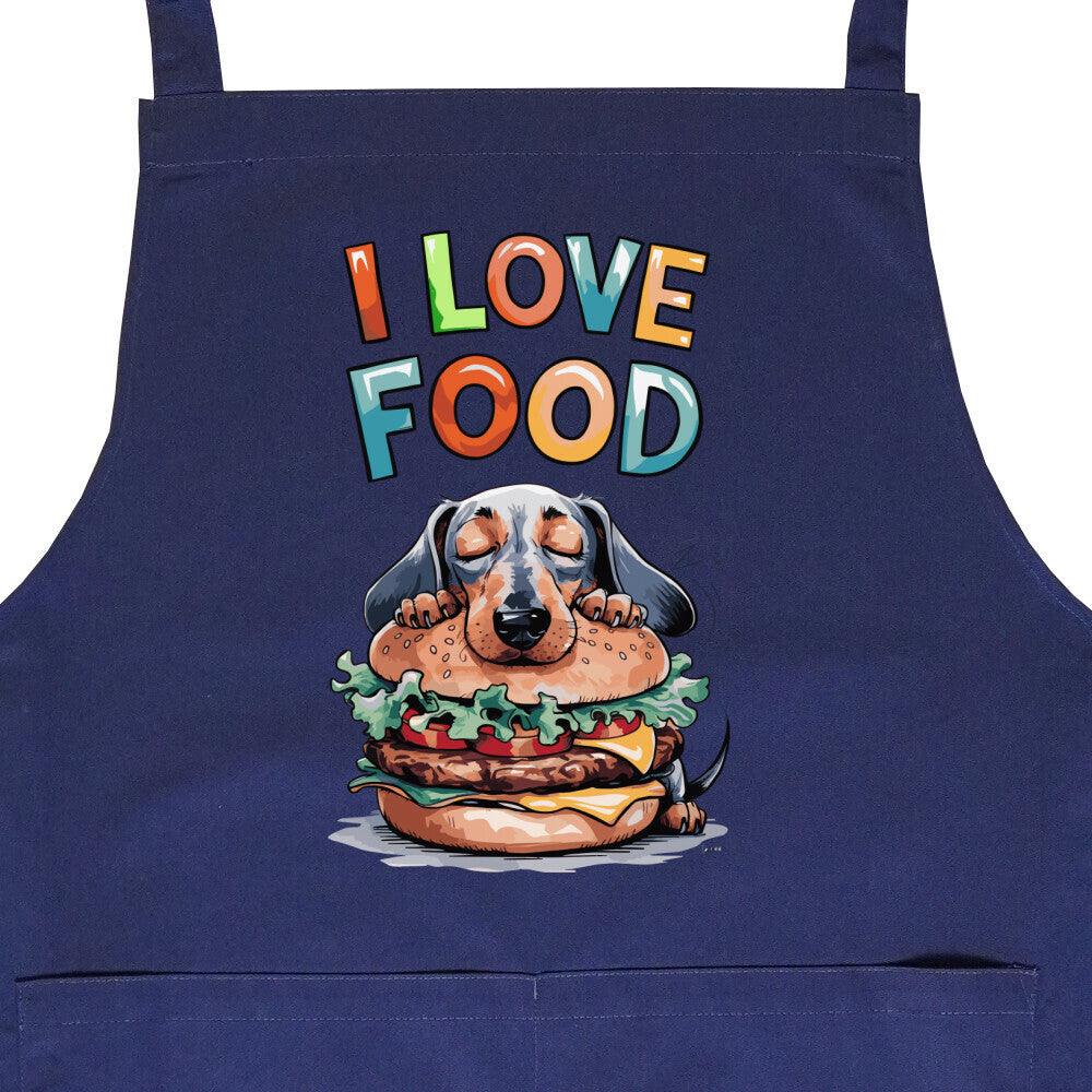 I LOVE FOOD Latzschürze