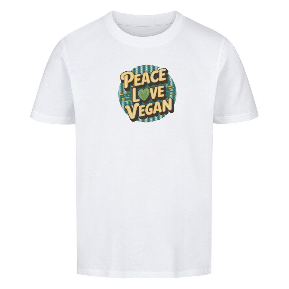 PEACE LOVE Premium Organic Shirt Kids