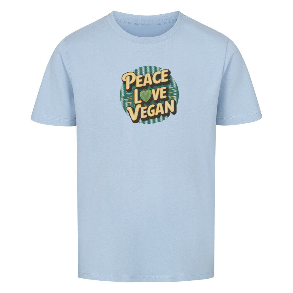PEACE LOVE Premium Organic Shirt Kids