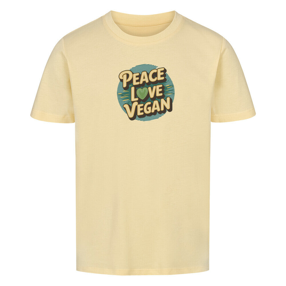 PEACE LOVE Premium Organic Shirt Kids