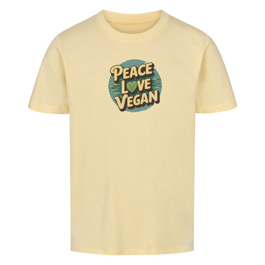 PEACE LOVE Premium Organic Shirt Kids