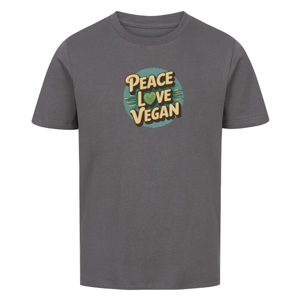 PEACE LOVE Premium Organic Shirt Kids