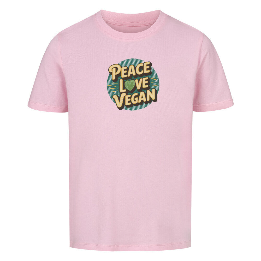 PEACE LOVE Premium Organic Shirt Kids