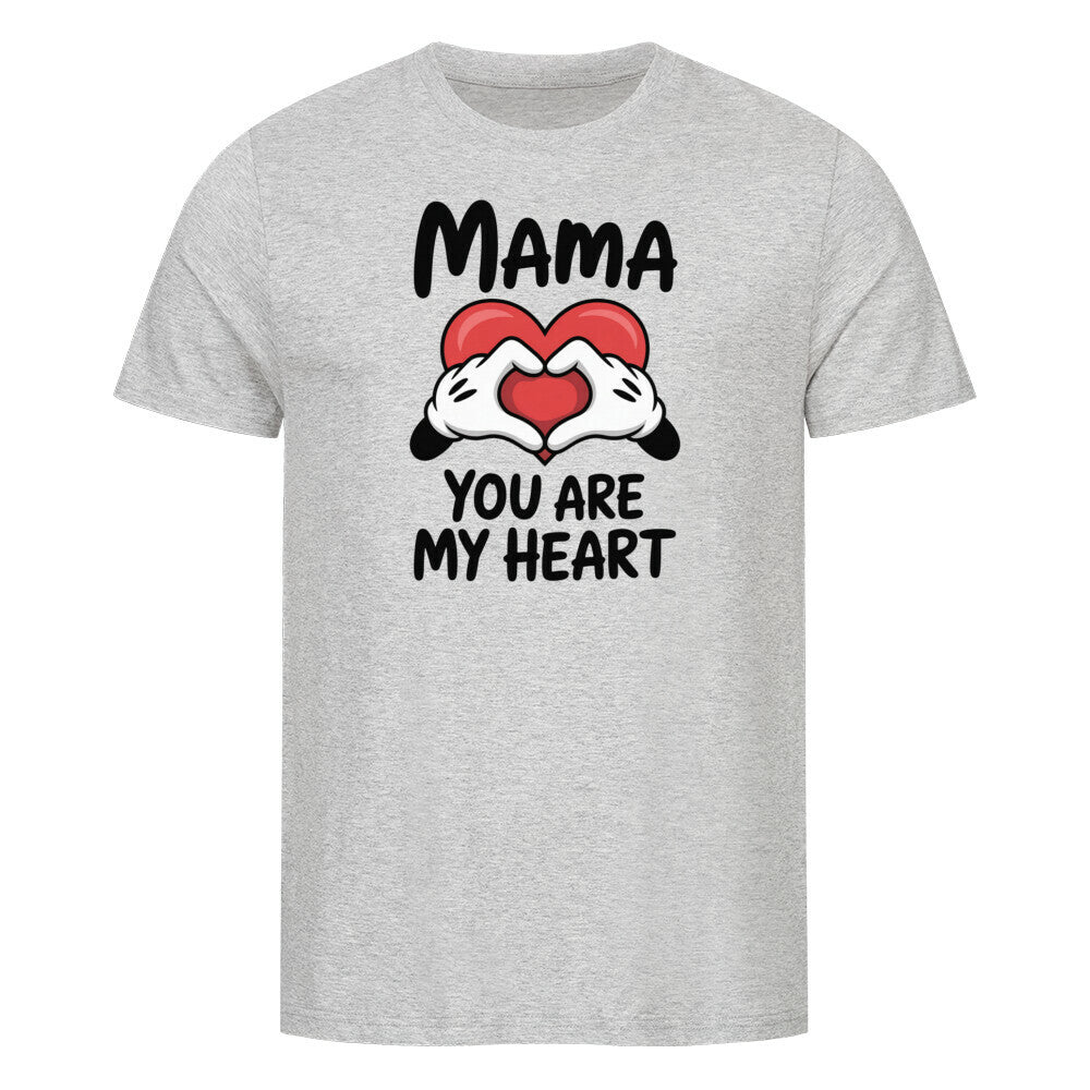 MUTTERTAG Premium Organic Shirt MAMA YOU ARE MY HEART