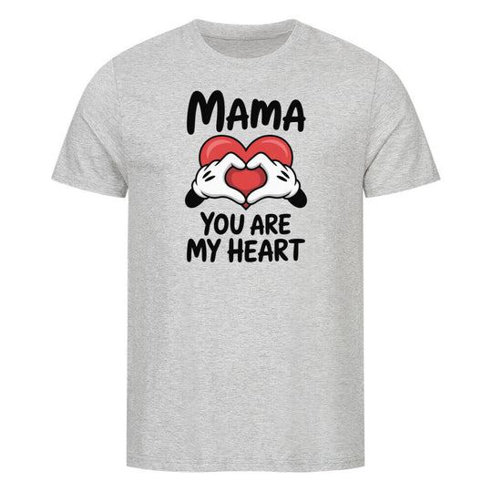 MUTTERTAG Premium Organic Shirt MAMA YOU ARE MY HEART