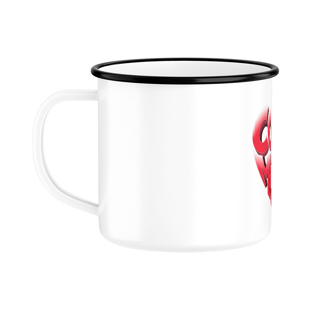 MUTTERTAG Emaille Tasse COOL MOM
