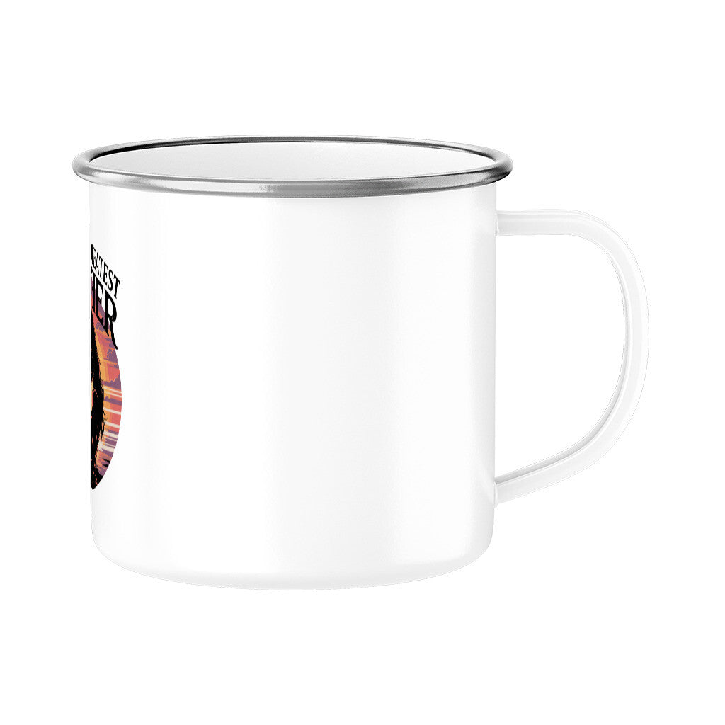MUTTERTAG Emaille Tasse WORLD GREATEST MOTHER