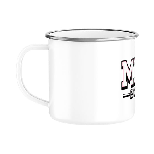 MUTTERTAG Emaille Tasse MOM EST.2025