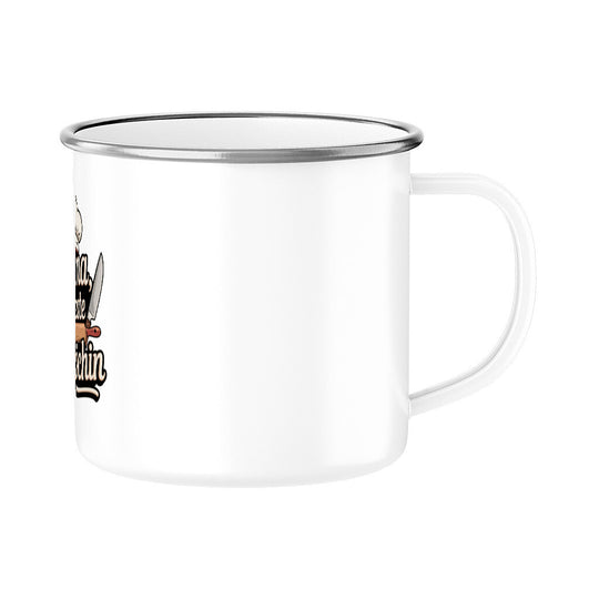 Emaille Tasse MAMA DIE BESTE CHEFKÖCHIN