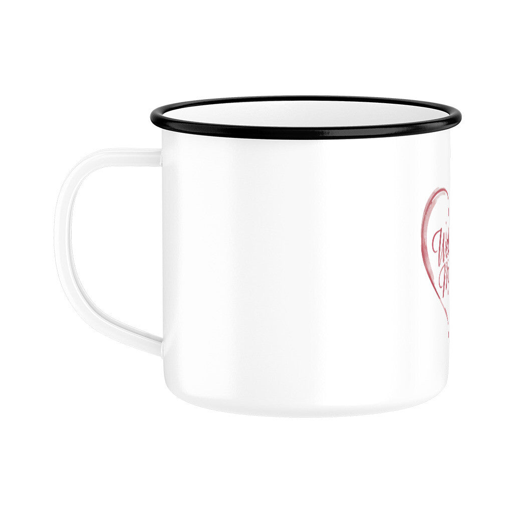 MUTTERTAG Emaille Tasse WELTBESTE MAMA