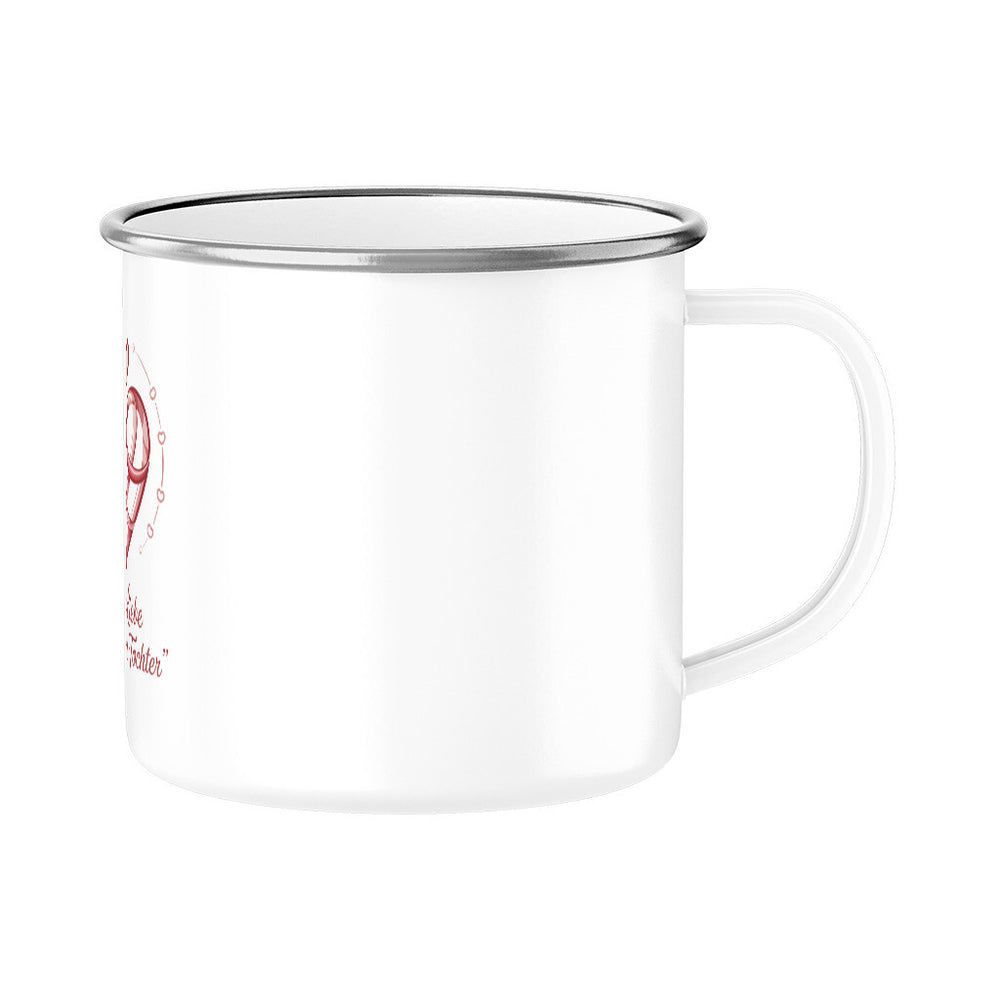 MUTTERTAG Emaille Tasse EWIGE LIEBE