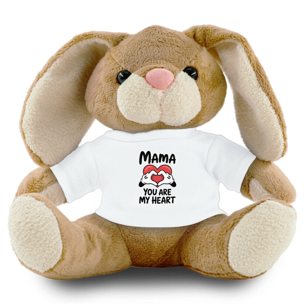 MUTTERTAG Plüschtier Hase MAMA YOU ARE MY HEART