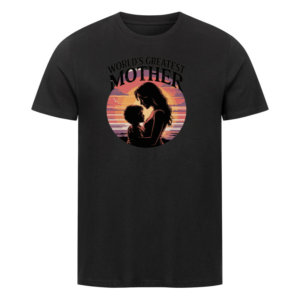 MUTTERTAG Premium Organic Shirt WORLDS GREATEST MOTHER
