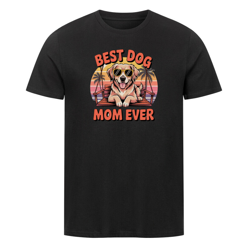 MUTTERTAG Premium Organic Shirt BEST DOG MON EVER