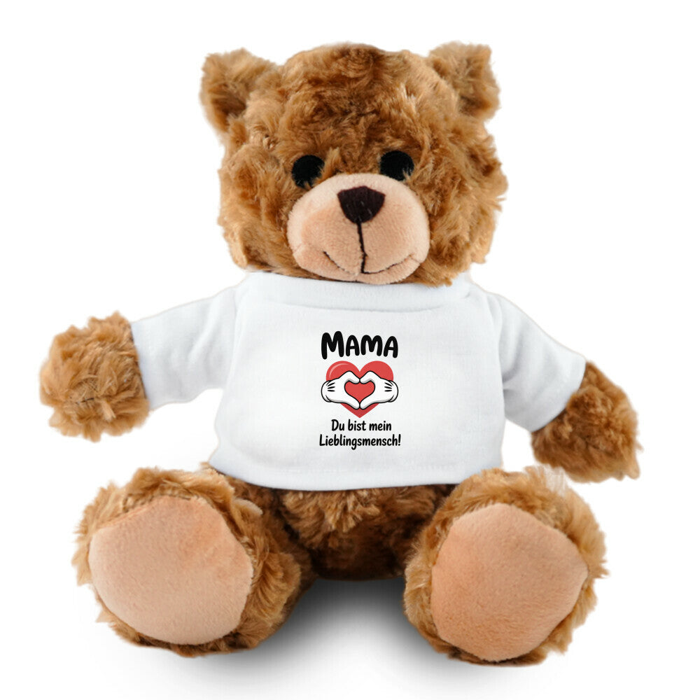 MUTTERTAG Plüschtier Teddy MAMA DU BIST MEIN LIEBLINGSMENSCH