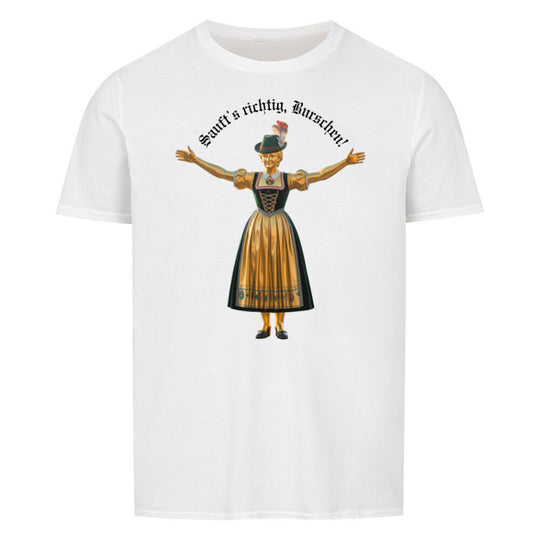 VATERTAG Basic Shirt Unisex SAUFT S RICHTIG BURSCHEN