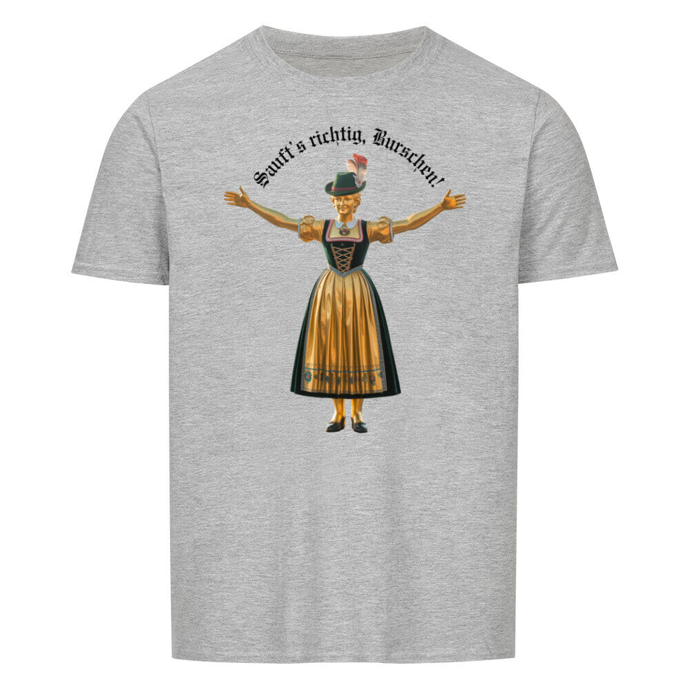 VATERTAG Basic Shirt Unisex SAUFT S RICHTIG BURSCHEN