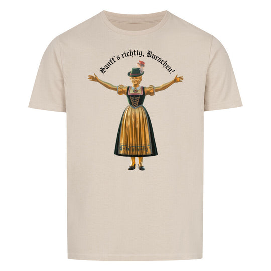 VATERTAG Basic Shirt Unisex SAUFT S RICHTIG BURSCHEN