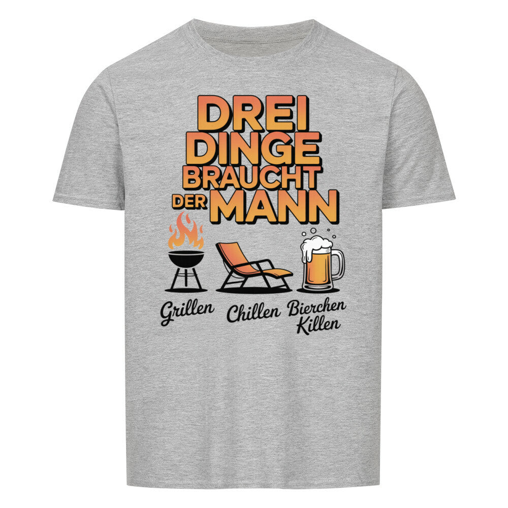 DREI DINGE BRAUCHT DER MANN Basic Shirt Unisex