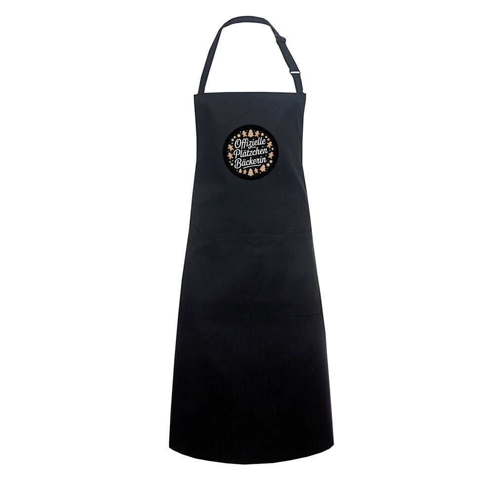 Latzschürze – OFFIZIELLE PLÄTZCHENBÄCKERIN – Unisex Bib Apron