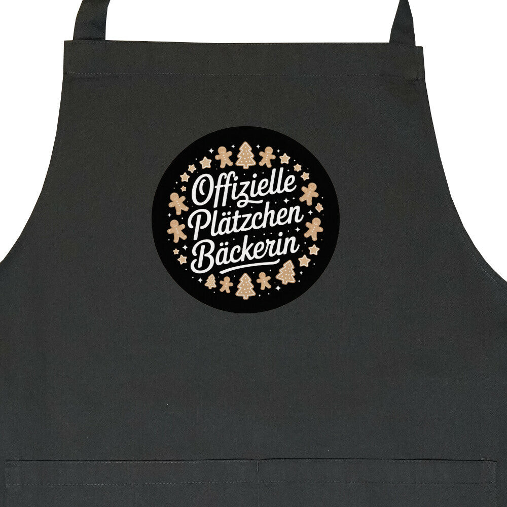 Latzschürze – OFFIZIELLE PLÄTZCHENBÄCKERIN – Unisex Bib Apron