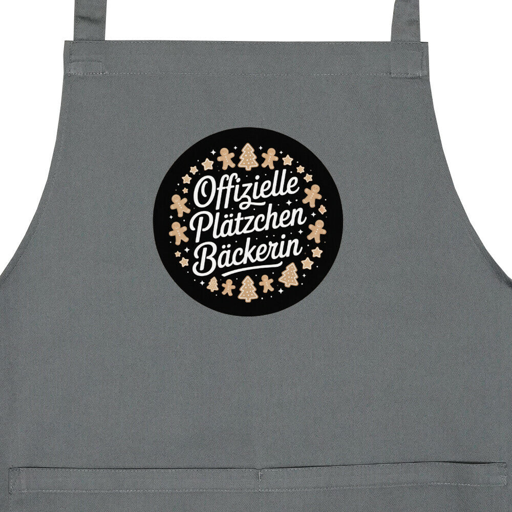 Latzschürze – OFFIZIELLE PLÄTZCHENBÄCKERIN – Unisex Bib Apron