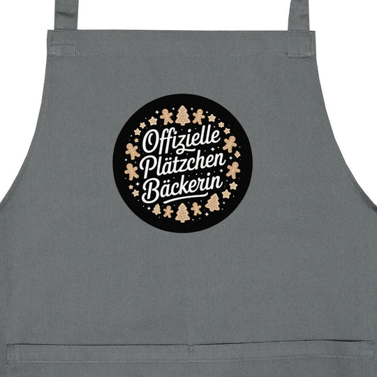 Latzschürze – OFFIZIELLE PLÄTZCHENBÄCKERIN – Unisex Bib Apron