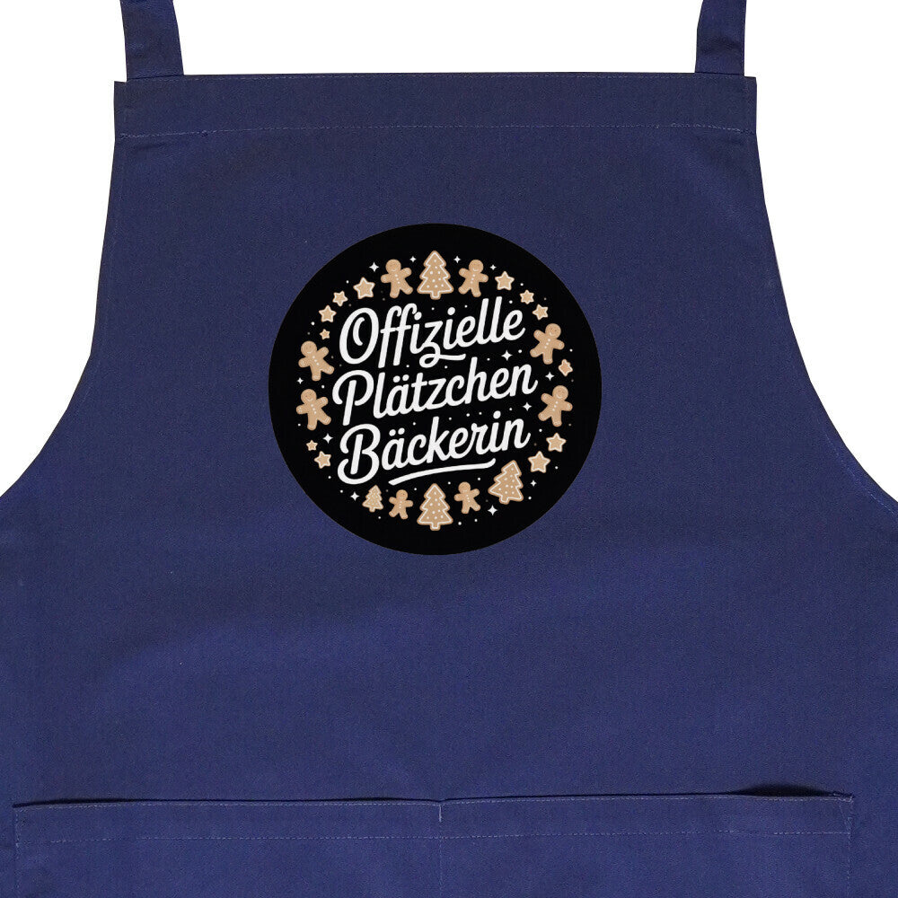 Latzschürze – OFFIZIELLE PLÄTZCHENBÄCKERIN – Unisex Bib Apron