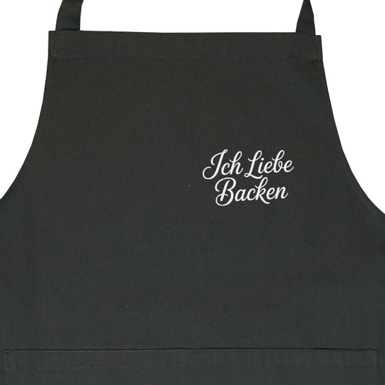 Latzschürze ICH LIEBE BACKEN