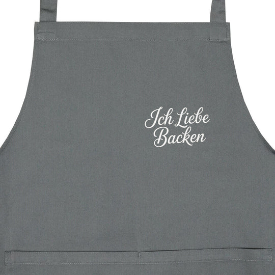 Latzschürze ICH LIEBE BACKEN