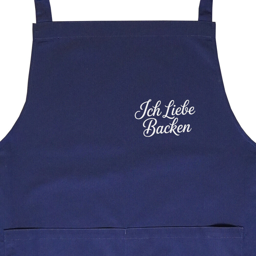 Latzschürze ICH LIEBE BACKEN