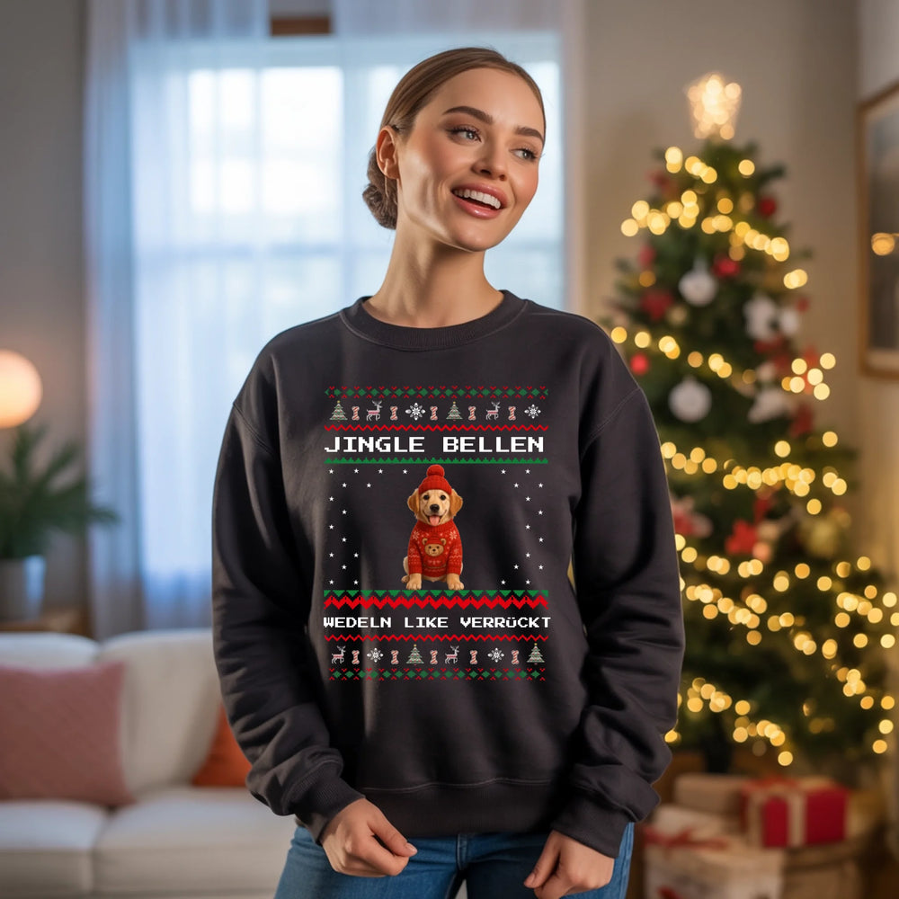 JINGLE BELLEN SWEATER - personalisierbar