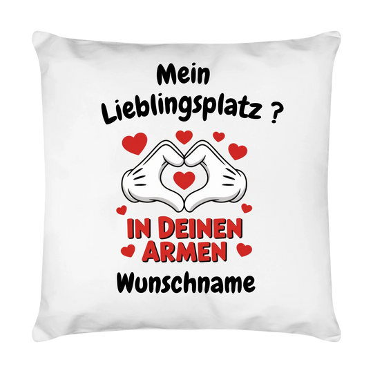 Mein Lieblingsplatz ? auch Tasse und Kissen -personalisierbar