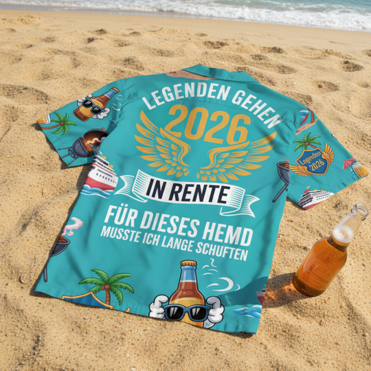 LEGENDEN GEHEN 2026 Hawaiihemd